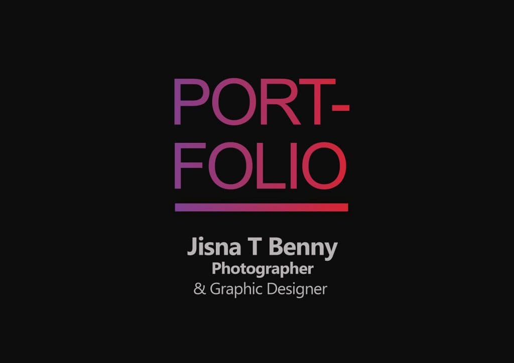 Photography Portfolio- Jisna T Benny