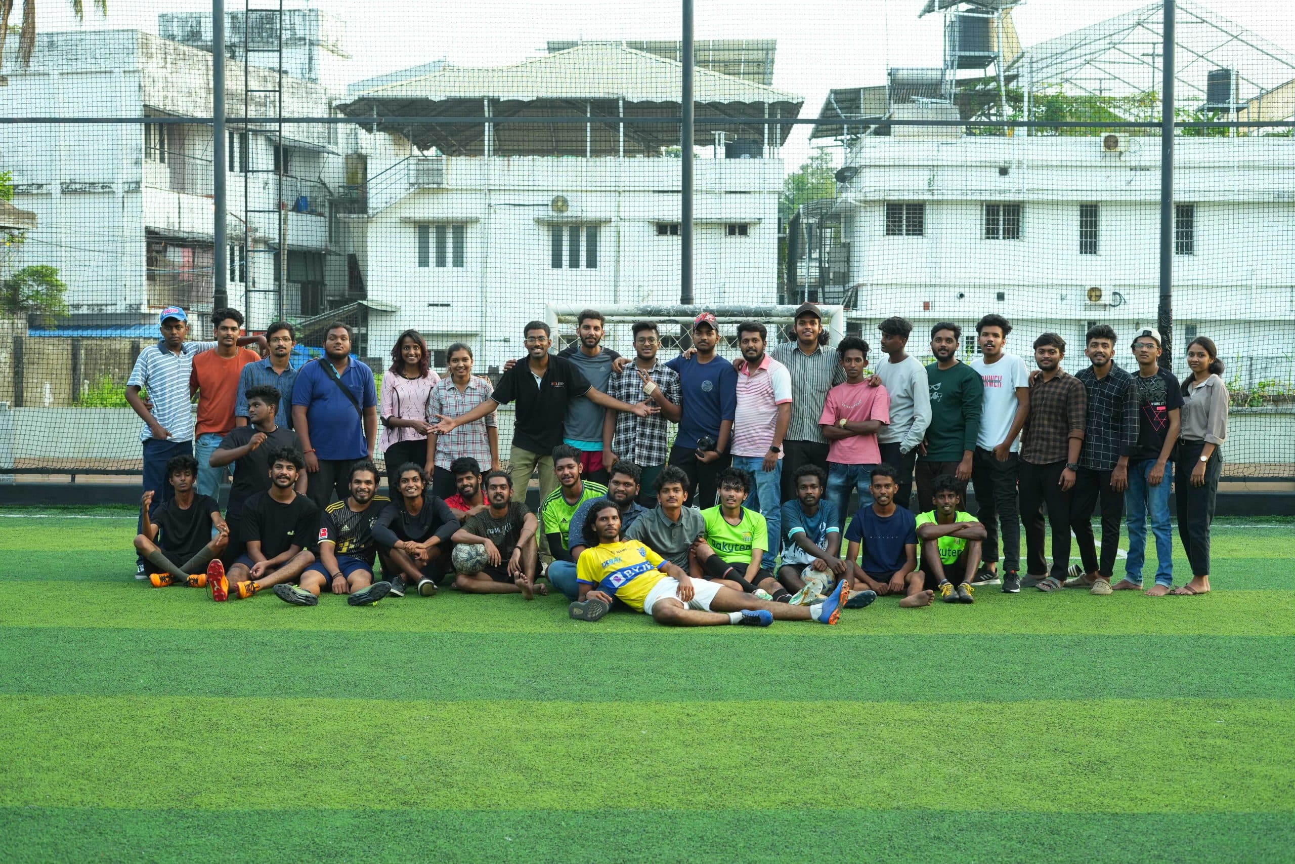 Students Football Match at Pixeltoonz