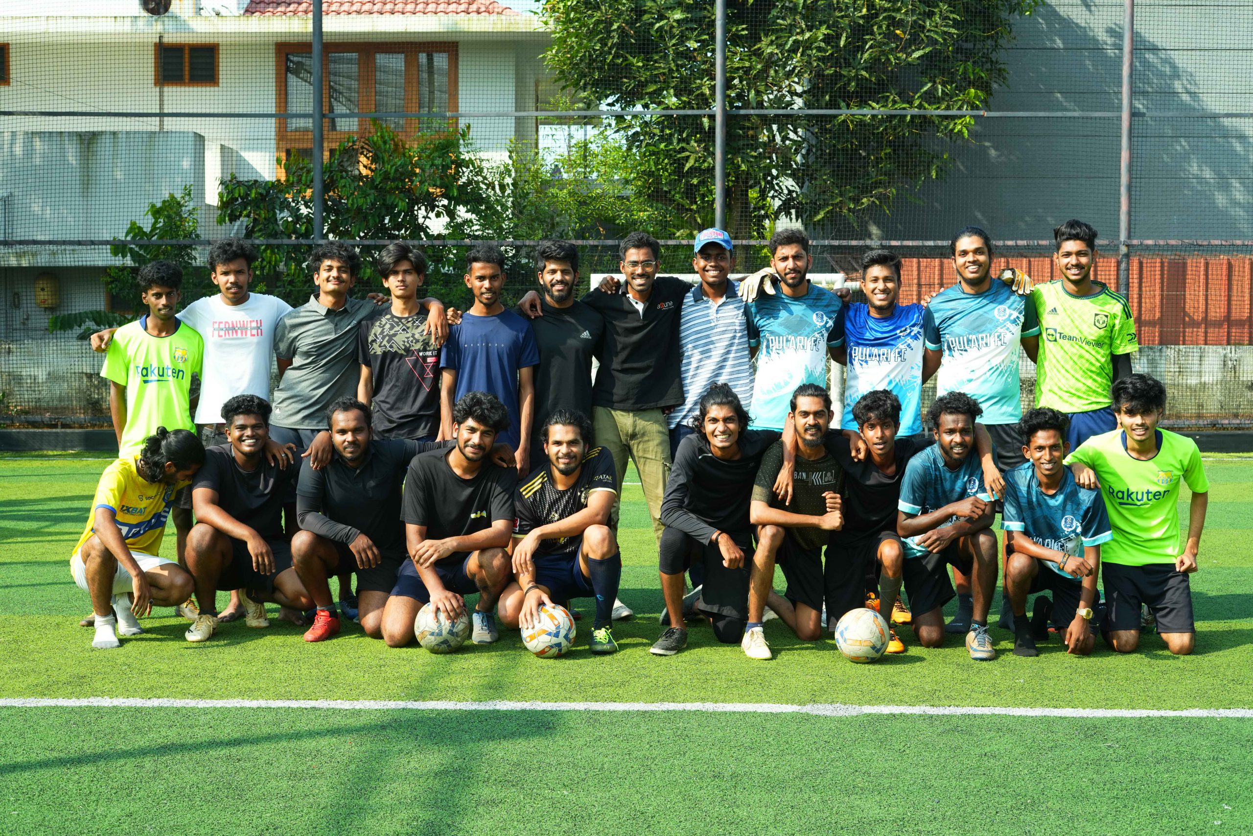 students football match