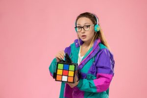 Student learning color grading techniques during color grading courses in Kerala